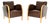 Swedish Art Deco Armchairs in Satin Birch and Leather, 1930s, Set of 2 For Sale