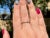 Metal Vintage White Gold Wheat Wedding Band, Size 7.25, Stacking Ring For Sale - Image 7 of 7