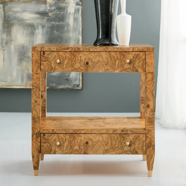 Traditional Olive Ash Nightstand For Sale - Image 3 of 3
