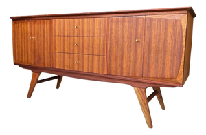 Mid-Century Modern Art Deco Teak Sideboard from Beautility, 1960s