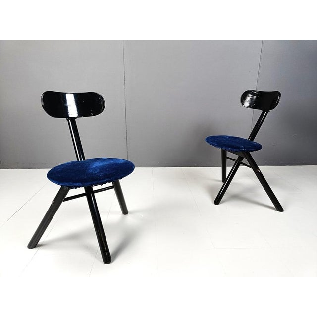 Foldable Stools attributed to Calligaris, 1990s, Set of 2 For Sale - Image 3 of 10