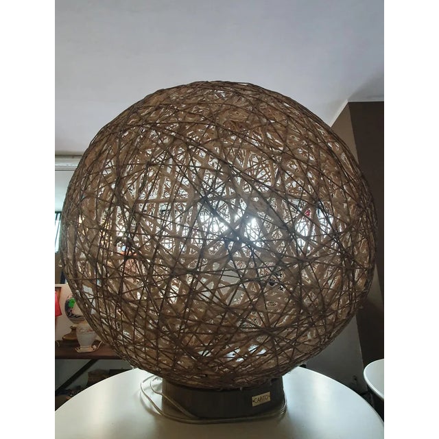 CAPìTO Spherical Lamp in Natural Rope For Sale - Image 6 of 6