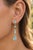 Sky Blue Topaz & Pearl Drop Earrings Studs, Silver, Gold, Pair For Sale - Image 6 of 10