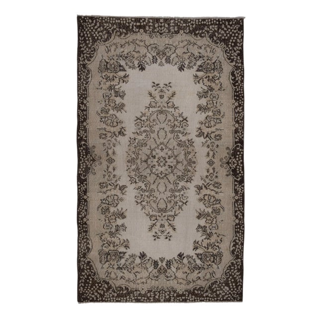 Vintage Distressed Sparta Rug 64.3"x109.2" / 165x280cm Hand woven with high quality pure wool Excellent condition From...