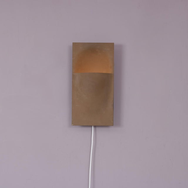 Vintage Balance Wall Lamp in Golden Coloured Metal from Raak Amsterdam, 1970s For Sale - Image 5 of 10