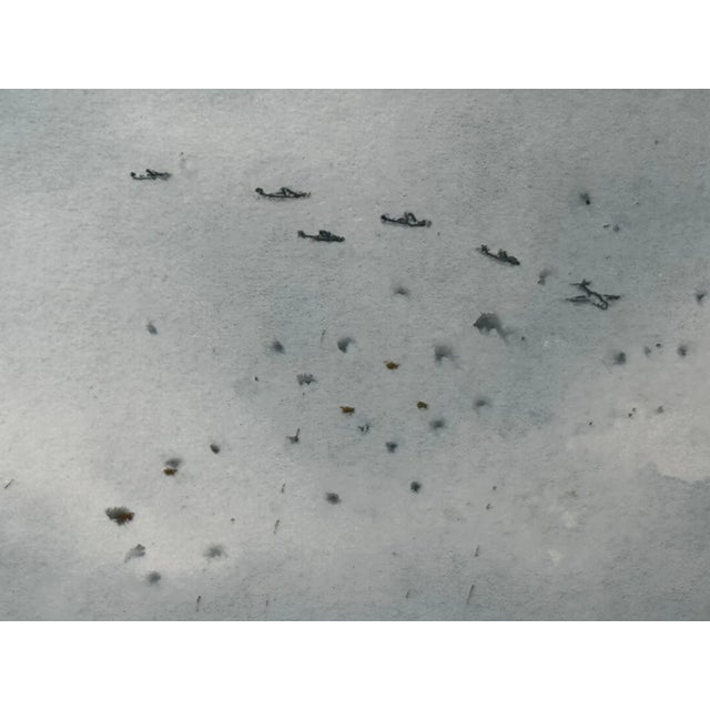1960s Eric Tufnell Battleship Yamato Naval Battle Watercolor With Provenance For Sale - Image 6 of 12