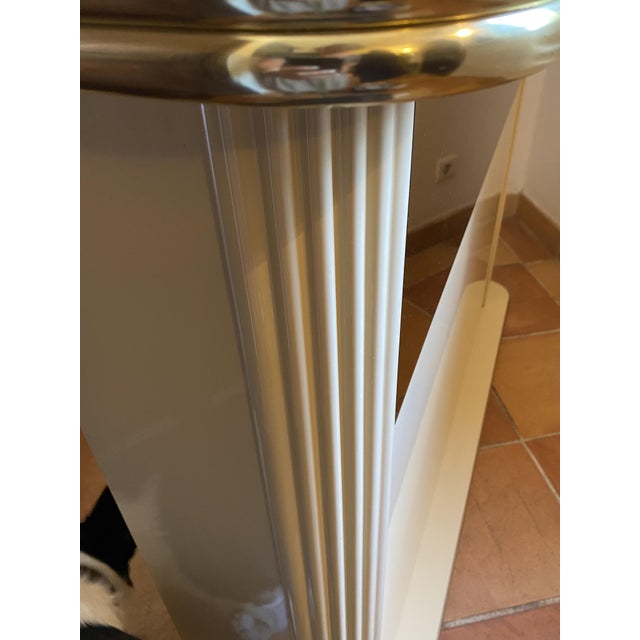 Lacquered Wood Bar with Mirrored Shelf, 1970s For Sale - Image 12 of 15