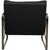 Conversation Chair in Black Leather by Preben Fabricius For Sale - Image 3 of 17