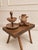 Vintage French Country Stool Faux-Bamboo Legs, 1960s For Sale - Image 4 of 6