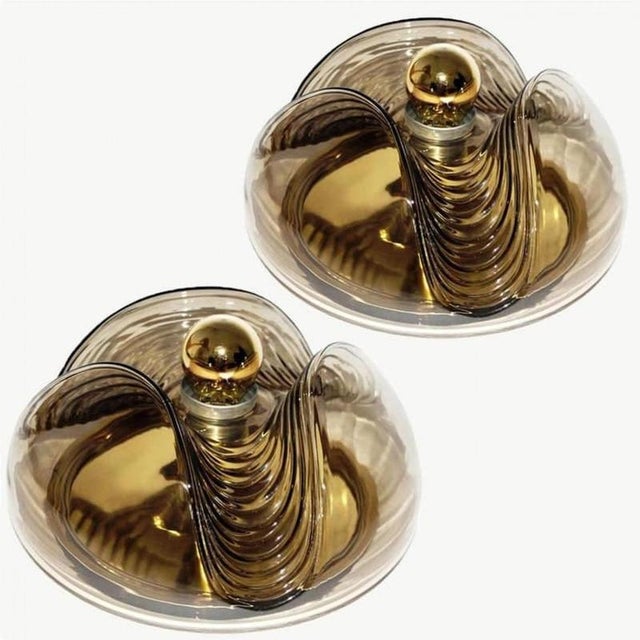 Sconces and Pendant Lights by Koch & Lowy for Peill & Putzler, 1970s, Set of 4 For Sale - Image 3 of 18