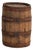 Antique Wooden Barrel with Iron Hoops, Hungary, 1930 For Sale