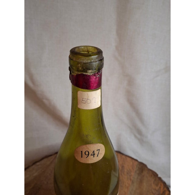 Vintage Empty 1947 Chambertin Wine Bottle Heublein Rare Wine Auction Provenance For Sale In Boston - Image 6 of 18
