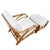 Wood Restored Mid-Century 3-Stand 1949er Reed Rattan Chaise Lounge W/ Ottoman For Sale - Image 7 of 16