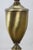Mid 20th Century Neocalssical Brass Neoclassical Mantel Vase Trophy Urn Table Lamps 38" - a Pair For Sale - Image 9 of 16