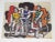 1940s Vintage Mid 20th Century Fernand Leger Signed Limited Edition Cubist Lithographs - Set of 5 For Sale - Image 5 of 8