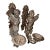 Antique Pair of Bronze Cherub Sconces For Sale