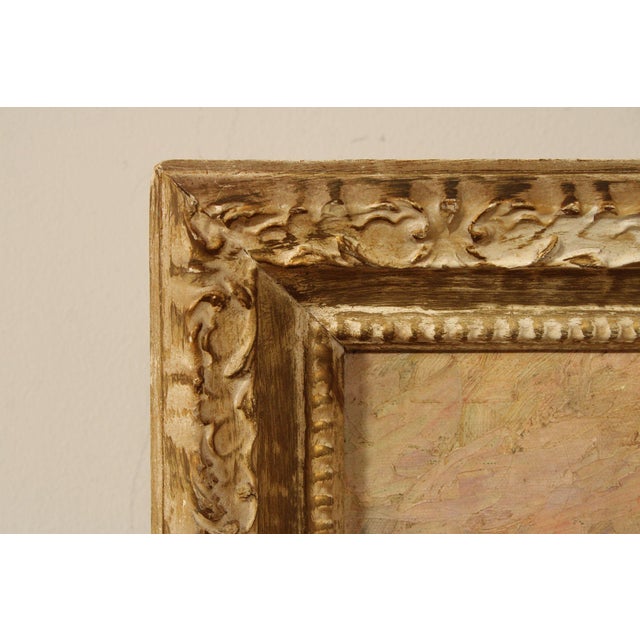 Early 20th Century Continental School Mountain Landscape Oil Painting, Signed For Sale - Image 5 of 18