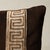 Schumacher Schumacher Delphi Beaded Tape Pillow in Espresso For Sale - Image 4 of 4