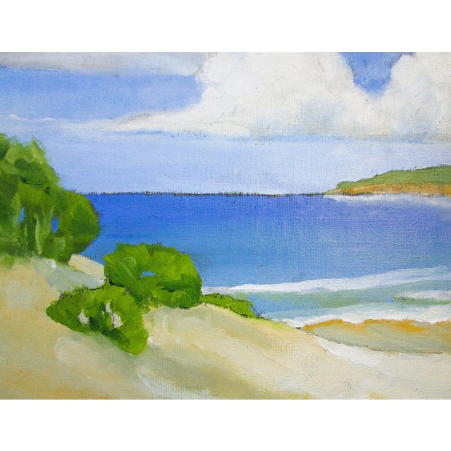 Contemporary Pacific Dunes Lynne French 11x14 California Coast Landscape Oil Painting For Sale - Image 3 of 5