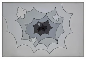 Sean Gannon, Smoke Tunnel (Framed Hand Signed Screen Print)