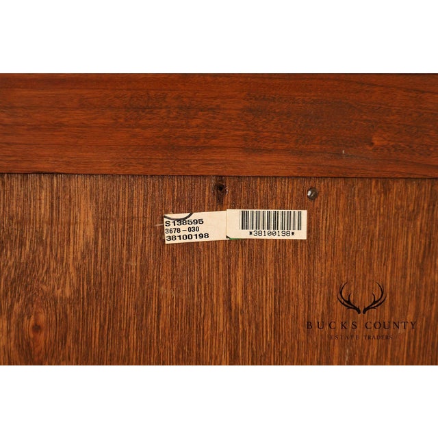 Stickley Georgian Style Banded Mahogany Tall Chest For Sale - Image 17 of 18