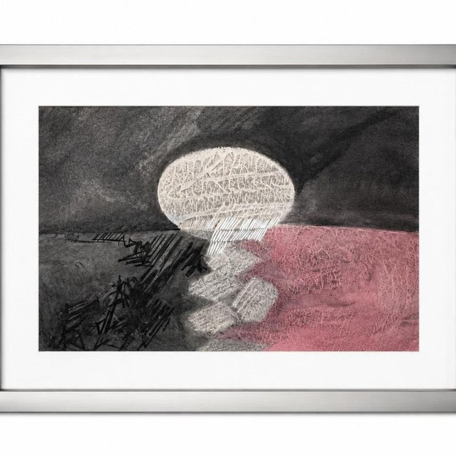Armando Alves, Abstract Composition, Mixed Media on Paper For Sale - Image 6 of 6