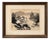Gyokuka / Yuhua, Oriental Landscape with River, Fisherman and Village, Painting on Fabric, Framed For Sale