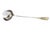 Metal Silver Soup Ladle with Reed Style Embossed Handle For Sale - Image 7 of 7