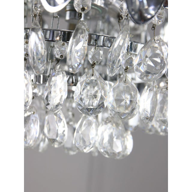 Vintage Viennese Crystal Chandelier, 1970s For Sale - Image 6 of 17
