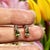 Natural Tourmaline Diamond Earrings 14k White Gold 1.57 TCW Certified For Sale - Image 4 of 14