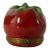 1990s Limoges France Porcelain Tomato Trinket Box | Chamart Exclusive | Black Star Hallmark For Sale