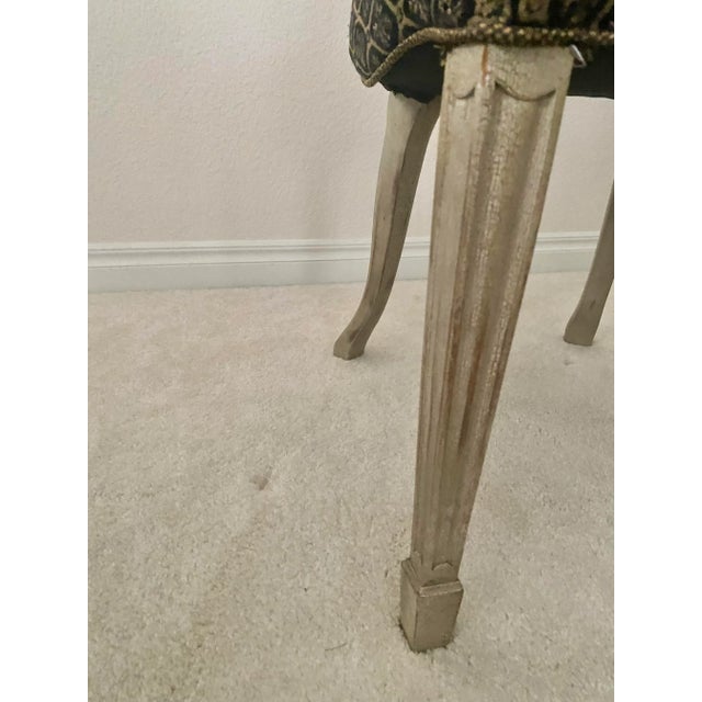 Late 20th Century Hepplewhite Style Intricate Shield Back Set of Six Chairs Mint Condition For Sale - Image 9 of 18