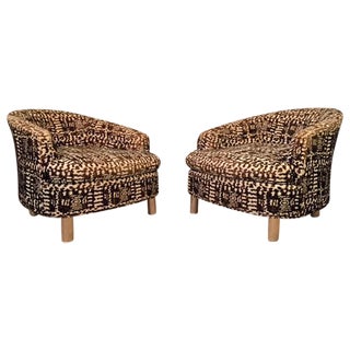 Edward Wormley Style Chairs by Selig For Sale