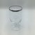Transparent Platinum Rim Cocktail Glasses-Set of 4 For Sale - Image 8 of 12