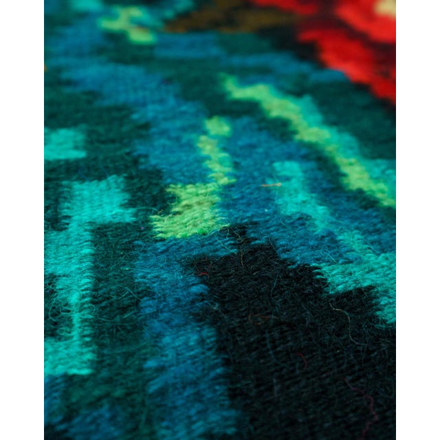 Vintage Romanian Handwoven Wool Runner Rug, 1960s For Sale - Image 11 of 15