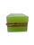 A beautiful French opaline glass box in a soft lime green tone with a gentle milky translucence that gives it a subtle...
