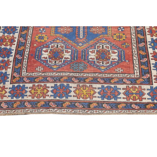 Antique Shirvan Rug 4'1'' x 7' For Sale - Image 10 of 12