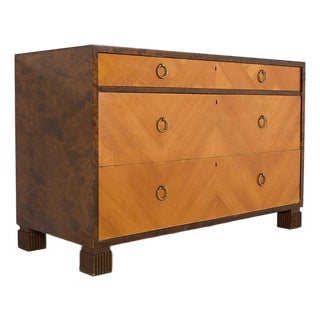 Art Deco Chest of Drawers by Axel Larsson for Bodafors, Sweden, 1930s For Sale
