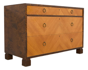 Art Deco Chest of Drawers by Axel Larsson for Bodafors, Sweden, 1930s