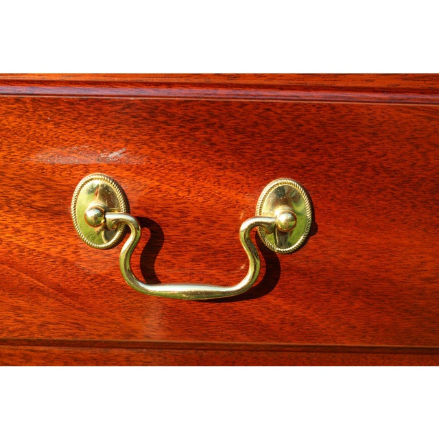 Henkel-Harris Mahogany Nightstands—A Pair For Sale - Image 10 of 18