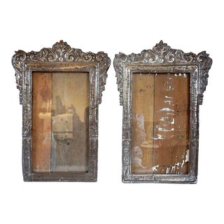 Early 19th Century Indo-Portuguese Silver Frames - A Pair For Sale