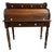 1980s Ethan Allen Antiqued Pine Old Tavern 40" Ladies Petite Roll Top Desk With Drawer For Sale