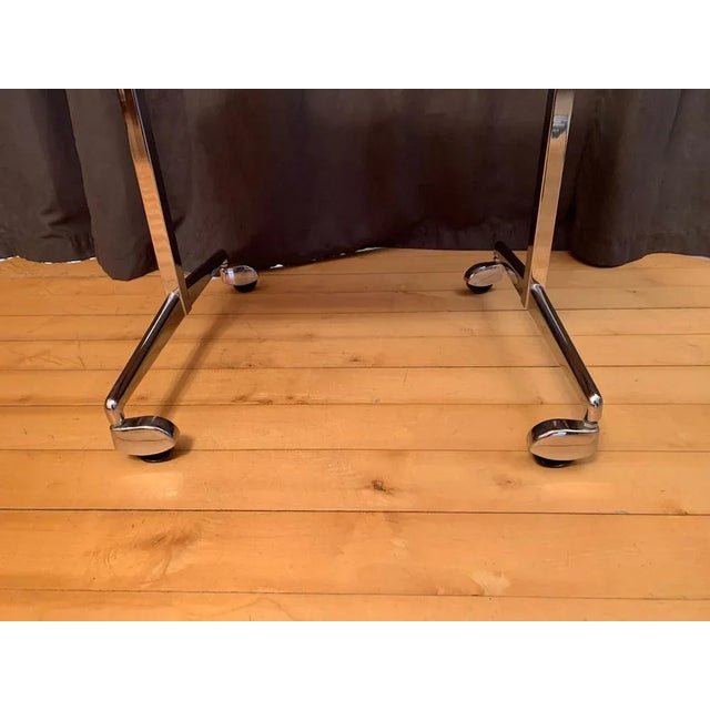 1970s Mobile Auxiliary Table, 1970s For Sale - Image 5 of 13