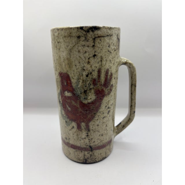 Vintage Ceramic Mug by Gustave Reynaud, 1950s For Sale - Image 3 of 7