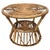 Vintage Italian Bamboo Rattan Accent Table by Tito Agnoli, 1960s For Sale - Image 9 of 9