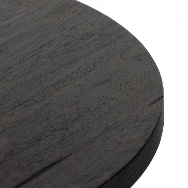Four Hands Mesa Round Coffee Table - Ebony Parawood 48" For Sale - Image 11 of 11