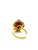Bochic “Capri” Vintage Natural Ruby & Natural Topaz Retro Ring Set In 18K Gold For Sale In New York - Image 6 of 10