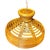 Restored Mid-Century Hanging Rattan Ceiling Lamp Chandelier W/ Center Globe For Sale - Image 4 of 9