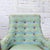 Mid 20th Century Mid-20th Century Traditional Art Deco Club or Lounge Chair Upholstered W/Beachy Fabric & Bullion Fringe For Sale - Image 5 of 18