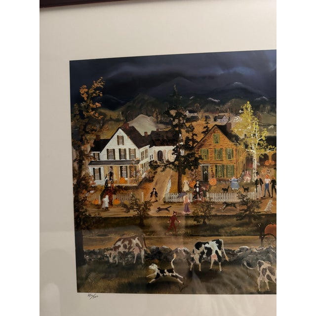 Capture the quintessential spirit of a New England autumn with this handsigned and numbered limited edition lithograph,...